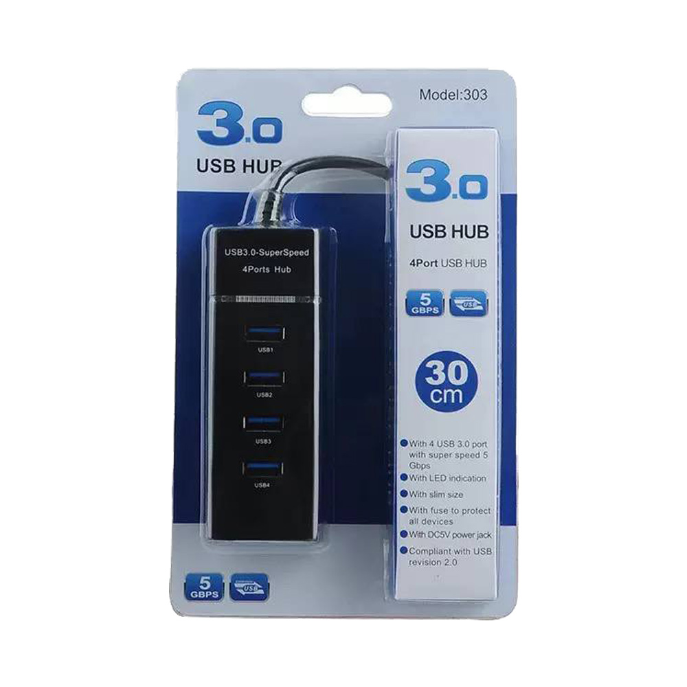 Множитель портов USB на 4 port USB 3.0, модель 303, длина 30см